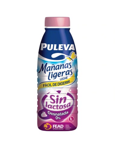 LECHE PULEVA SIN LACTOSA DESNATADA BTLLA