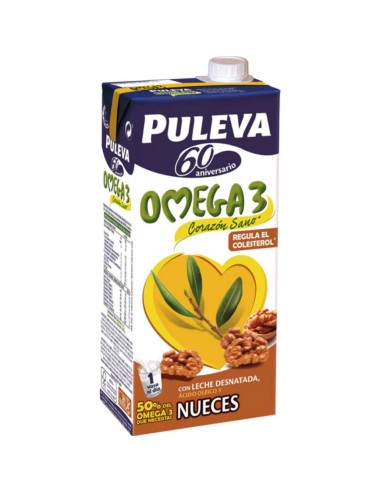 LECHE PULEVA OMEGA-3 NUECES BRIK 1LT.