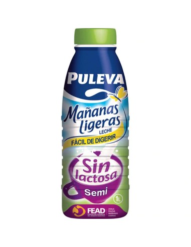 LECHE PULEVA SIN LACTOSA SEMI BTLLA 1 LT