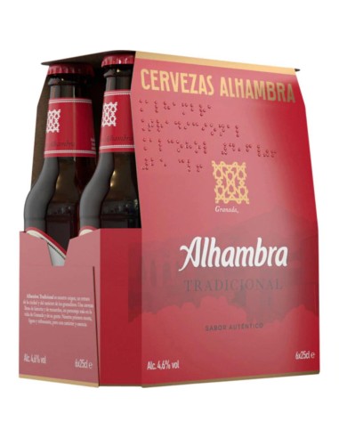 CERVEZA ALHAMBRA TRADI PK-6 250 ML.