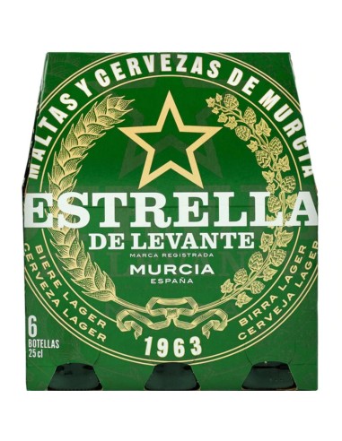 CERVEZA ESTRELLA LEVANTE 250 ML PK-6