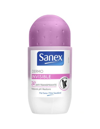 DEO. SANEX ROLLON DERMO INVISIBLE 50 ML