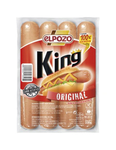 SALCHICHAS FRANKFURT KING ELPOZO ORIGINAL