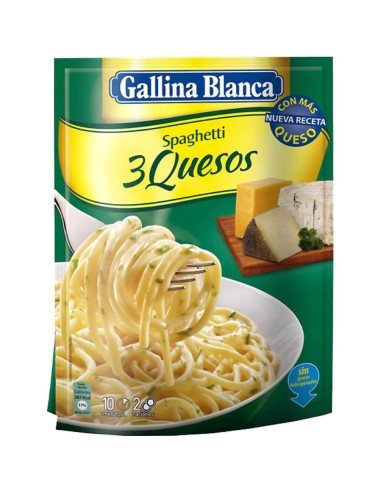 PLATOS G.BLANCA SPAGUETTI TRES QUESOS