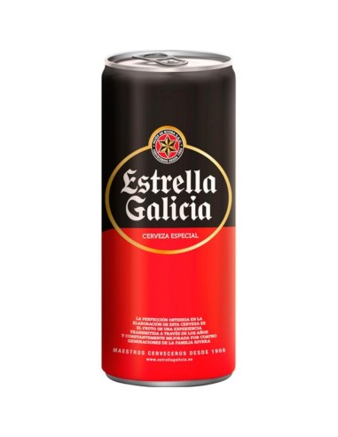 CERVEZA ESTRELLA GALICIA BOTE 330 ML