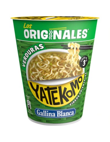 FIDEOS YATEKOMO VASO VERDURAS 59 GR