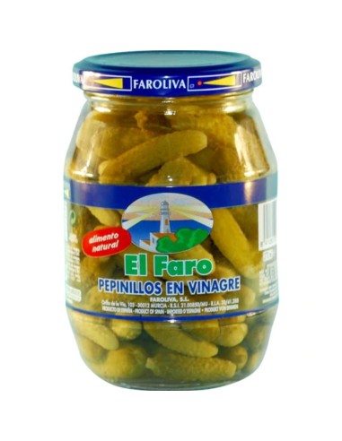 PEPINILLOS FARO TARRO 200GR P.E.