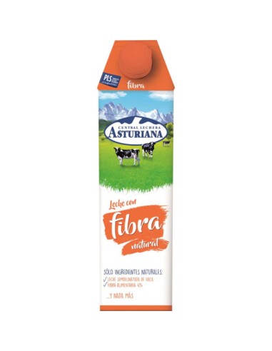 LECHE ASTURIANA FIBRA REGULAR BRIK 1LT.