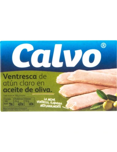 VENTRESCA CALVO ATUN CLARO A.OLIVA 125 G