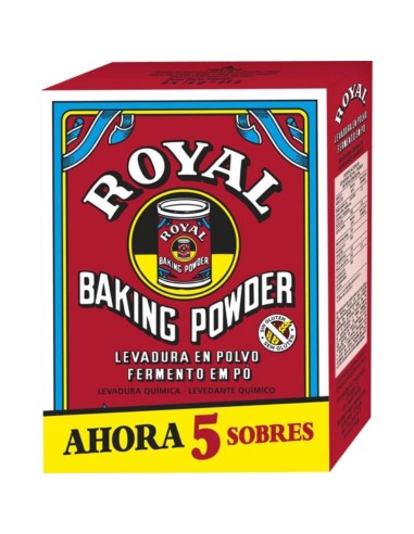 LEVADURA ROYAL CAJA 5 UND 80 GR