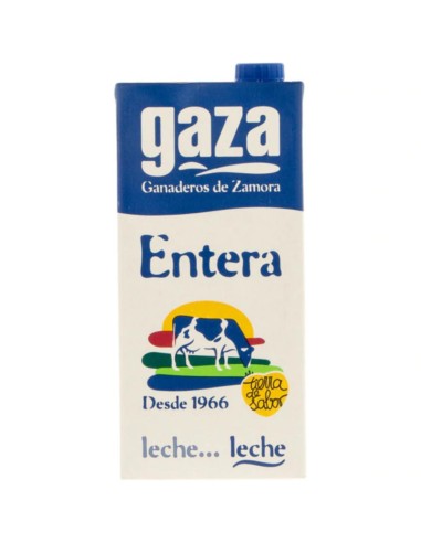 LECHE GAZA ENTERA  1 LT