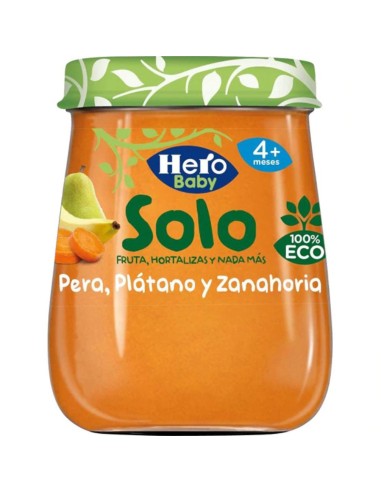 POTITO HERO SOLO FRUTA ECO PERA-PLAT-ZAH