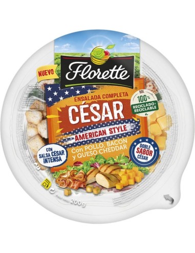 ENSALADA PREPARADA CESAR FLORETTE 200 GR