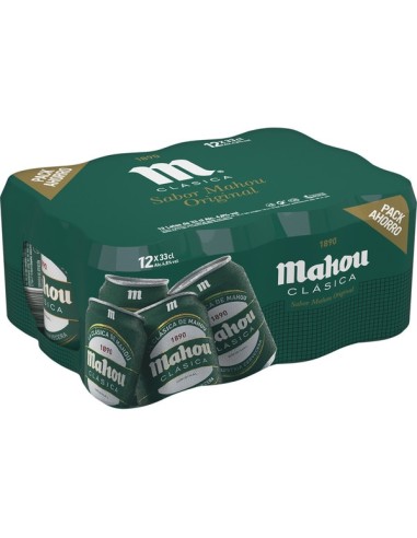 CERVEZA MAHOU CLASICA BOTE 330 ML