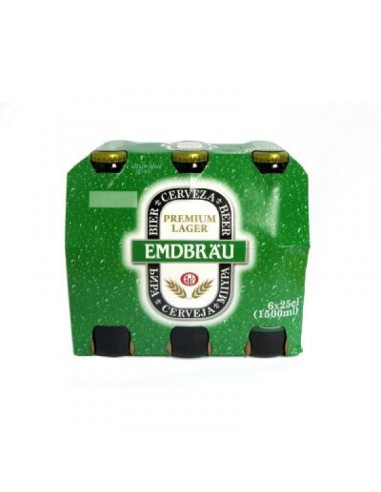 CERVEZA EMDBRAU 250 ML PACK-6