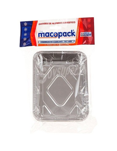 BANDEJA ALUM. MACOPACK RECTG. 6 RAC PK-5