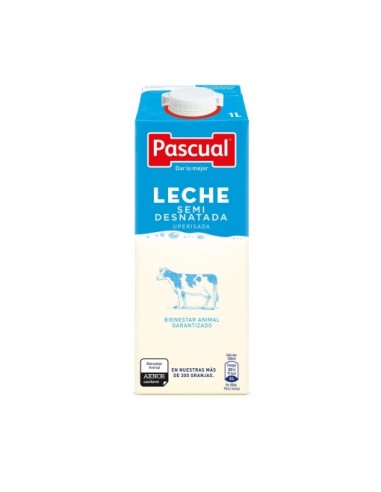 LECHE PASCUAL BRIK 1 L SEMIDESNATADA