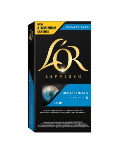 CAFE L`OR CAPSULAS DESCF 10 UND 52 GR