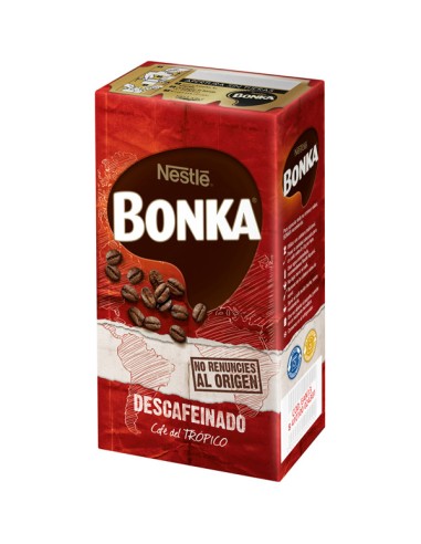 CAFE BONKA DESCAFEINADO MOLIDO 250 GRS.