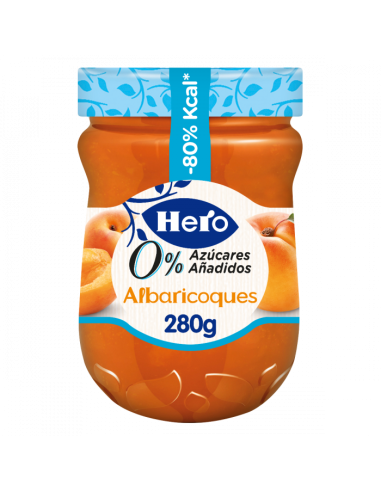 CONFITURA HERO-DIET ALBARICOQUE 280 GRS.