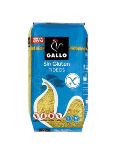 PASTA GALLO SIN GLUTEN FIDEOS 450 GRS