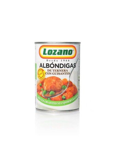 ALBONDIGAS LOZANO BOTE 415 GRS.