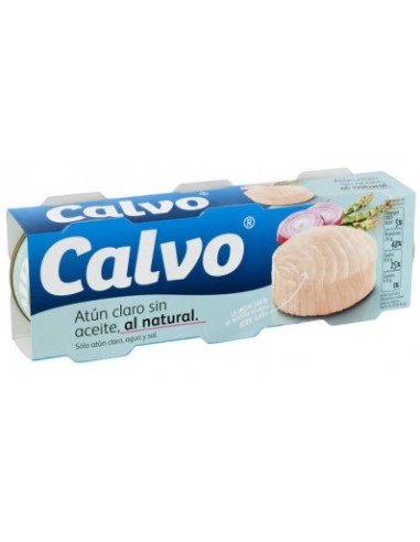 ATUN CALVO AL NATURAL RO-80 PK-3