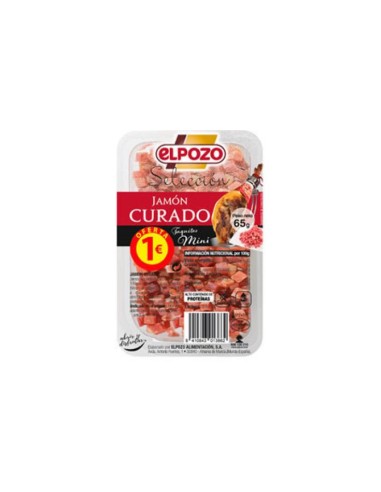 JAMON CURADO A TACOS 65 GR