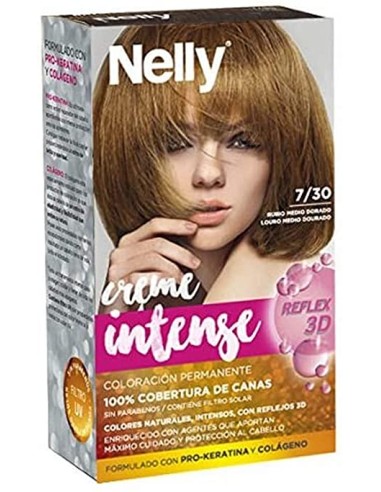 TINTE NELLY Nº7,3 RUBIO MEDIO DORADO